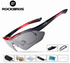 ROCKBROS Polarized Sports Men Sunglasses Road Cycling Glasses Mountain Bike Bicycle Riding Protection Goggles Eyewear 5 Lens