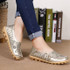 Flats Women Genuine Leather Shoes Woman  Flat Shoes Women Loafers