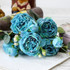 Rose Peony Artificial Silk Flowers Wedding Bouquet
