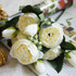 Rose Peony Artificial Silk Flowers Wedding Bouquet