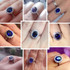 Sapphire Blue Wedding Engagement 925 Sterling Silver Ring