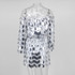 Thereadict Sexy Women Dress Off Shoulder Tassel Short Long Sleeve Sequin Dress Backless Vintage Autumn Club Party Dresses 2019
