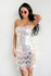 Thereadict Sexy Women Dress Off Shoulder Tassel Short Long Sleeve Sequin Dress Backless Vintage Autumn Club Party Dresses 2019
