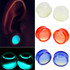 Clear Acrylic Glow in the Dark Liquid Flesh Tunnel