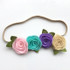 Baby Headband Flower Girls Pink Ribbon Hair Bands