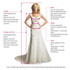 Chiffon Beach Wedding Dress Lace Cheap Long Wedding Dress #ER104