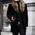 Woolen Coat Straight Lapel Button
