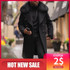 Woolen Coat Straight Lapel Button