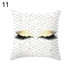 Fashion Glitter Eyelash Lipstick Pillow