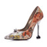 Women Printed Pointed Toe Women's Stiletto Heel