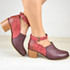 Women Sexy Pumps Vintage Buckle Strap Punk Women's booties