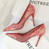 Lace  Pointed Toe Women high heels Stiletto