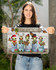 Turtles It's Okay Wooden Pattern Christmas Poster Vintage Gifts For Wall Art Decor