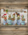 Turtles It's Okay Wooden Pattern Christmas Poster Vintage Gifts For Wall Art Decor
