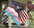 American Blue Pink White Flag Trans Pride Flags Best House Outdoor Decor