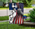 Texas American Flag Vintage Cute Panda Flag 4th Of July Patriotic Gifts