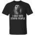I Only Bite Stupid People Funny Pit Bull Shirts