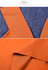 Orange Red Sexy Deep V-Neck Sleeveless Party Dress