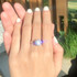 Classic Round Cut Moissanite Diamond Solitaire Ring