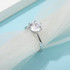 Classic Round Cut Moissanite Diamond Solitaire Ring