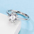 Classic Round Cut Moissanite Diamond Solitaire Ring