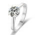 Classic Round Cut Moissanite Diamond Love Solitaire Rings