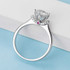 Classic Round Cut Moissanite Diamond Love Solitaire Ring