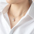 Sterling Silver 9-10mm Freshwater White Pearl Pendant Necklace