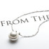 Classic Sterling Silver Freshwater White 9mm Pearl Pendant Necklace for Women