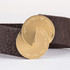 Men's Leather Bracelet, Men's Bracelet, Gold