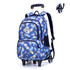 Kids Trolley Schoolbag/Luggage Backpack With 3 Wheels Stairs