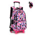 Kids Trolley Schoolbag/Luggage Backpack With 3 Wheels Stairs