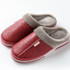Waterproof Warm Leather Indoor Slipper for Men