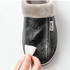 Waterproof Warm Leather Indoor Slipper for Men