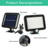56 LED Waterproof Infrared PIR Motion Sensor Wall Light Lamp for Outdoor