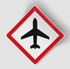 Airplane Warning Designed Stickers