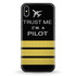 Trust Me I'm a Pilot (Epaulette) Designed iPhone Cases