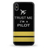 Trust Me I'm a Pilot (Epaulette) Designed iPhone Cases