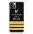 Trust Me I'm a Pilot (Epaulette) Designed iPhone Cases