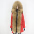 BLUENESSFAIR 2020 Waterproof Long Parka Real Fur Coat Natural Fox Fur Collar Hood Outerwear Winter Jacket Women Warm Streetwear