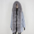 BLUENESSFAIR 2020 Waterproof Long Parka Real Fur Coat Natural Fox Fur Collar Hood Outerwear Winter Jacket Women Warm Streetwear