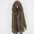 BLUENESSFAIR 2020 Waterproof Long Parka Real Fur Coat Natural Fox Fur Collar Hood Outerwear Winter Jacket Women Warm Streetwear