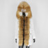 BLUENESSFAIR 2020 Waterproof Long Parka Real Fur Coat Natural Fox Fur Collar Hood Outerwear Winter Jacket Women Warm Streetwear