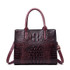 Fashion Alligator Shoulder Bag For Women Messenger Bags High Quality Genuine Leather Women's Handbags Big Size Women Tote Bags