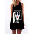 Slim Casual Cartoon Printed Dress Women Cute Camouflage Mini Package Hip Dress 2019 New Summer Short Sleeve Sexy Dress Vestidos