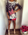 Slim Casual Cartoon Printed Dress Women Cute Camouflage Mini Package Hip Dress 2019 New Summer Short Sleeve Sexy Dress Vestidos