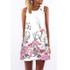 Slim Casual Cartoon Printed Dress Women Cute Camouflage Mini Package Hip Dress 2019 New Summer Short Sleeve Sexy Dress Vestidos