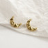 Trendy Gold Color Earrings