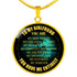 To My Girlfriend Luxury Necklace: Necklace For Girlfriend, Amazing Gift For Girlfriend 549GG