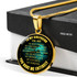 To My Girlfriend Luxury Necklace: Necklace For Girlfriend, Amazing Gift For Girlfriend 549GG